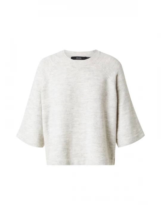 Foto van product VERO MODA Trui 'VMLefile' grijs gemêleerd
