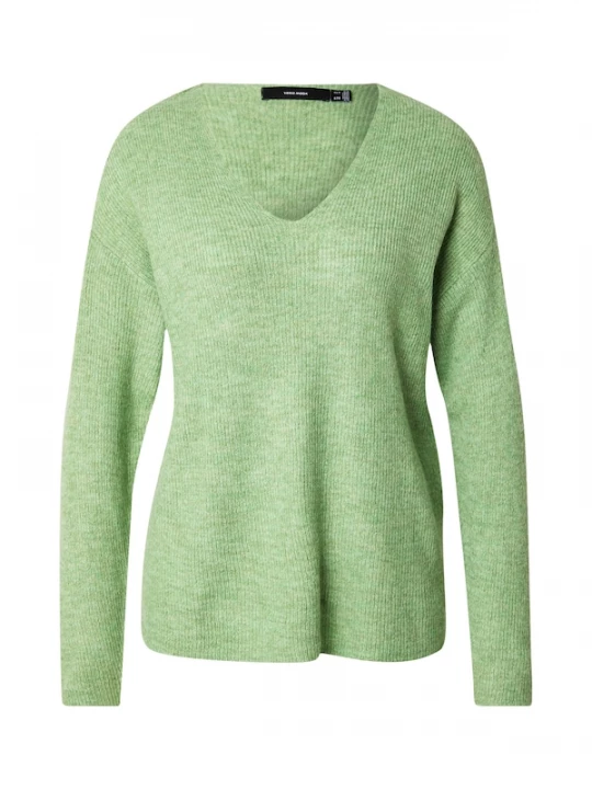 Foto van product VERO MODA Trui 'VMLefile' groen gemêleerd