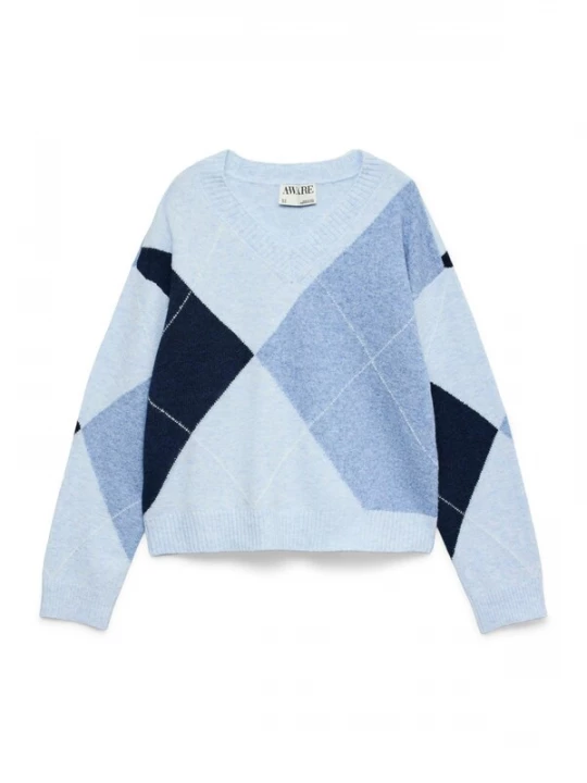 Foto van product VERO MODA Trui 'VMMaglieria' lichtblauw