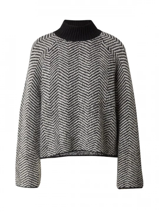 Foto van product VERO MODA Trui 'VMNaomi' zwart / wit