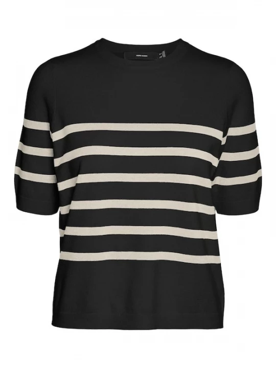 Foto van product VERO MODA Trui 'VMSaba' crème / zwart