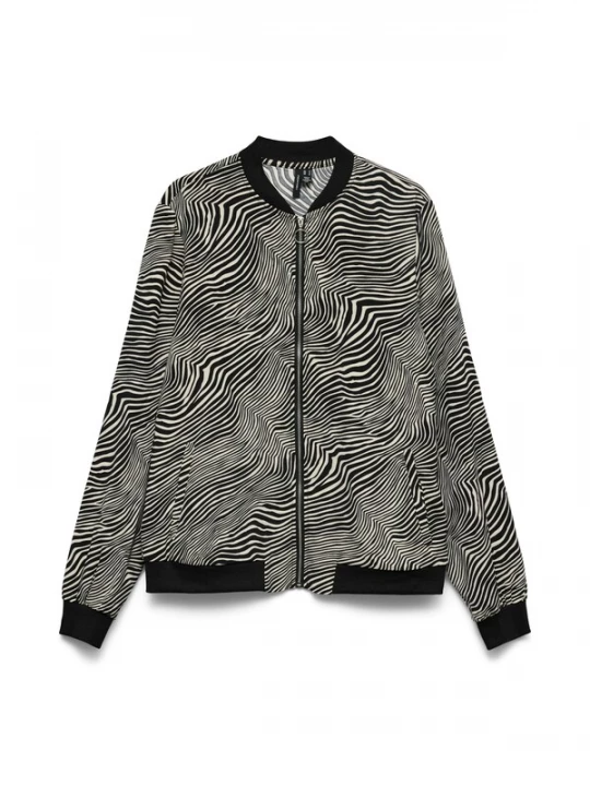 Foto van product VERO MODA Tussenjas 'VMCoco' ecru / zwart