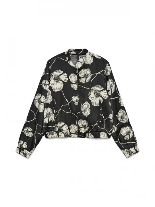 Foto van product VERO MODA Tussenjas 'VMELENA' zwart / offwhite