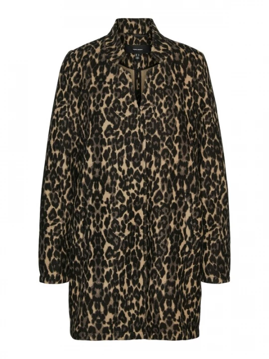 Foto van product VERO MODA Tussenjas 'VMKATRINE' chocoladebruin / cappuccino / zwart