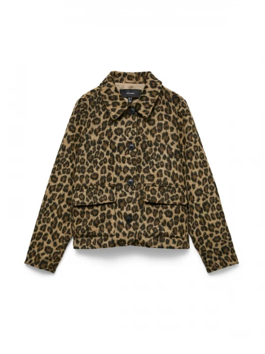 Foto van product VERO MODA Tussenjas 'VMLeokelly' donkerbeige / bruin / zwart