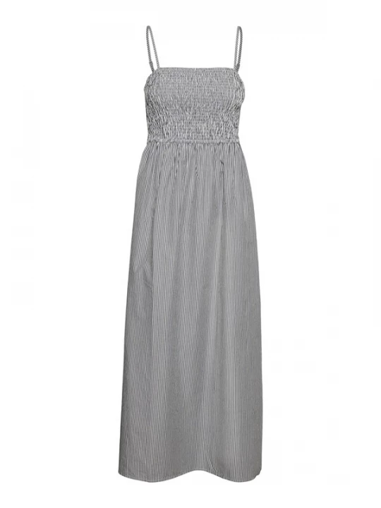 Foto van product VERO MODA Zomerjurk 'Cora' smoky blue / wit