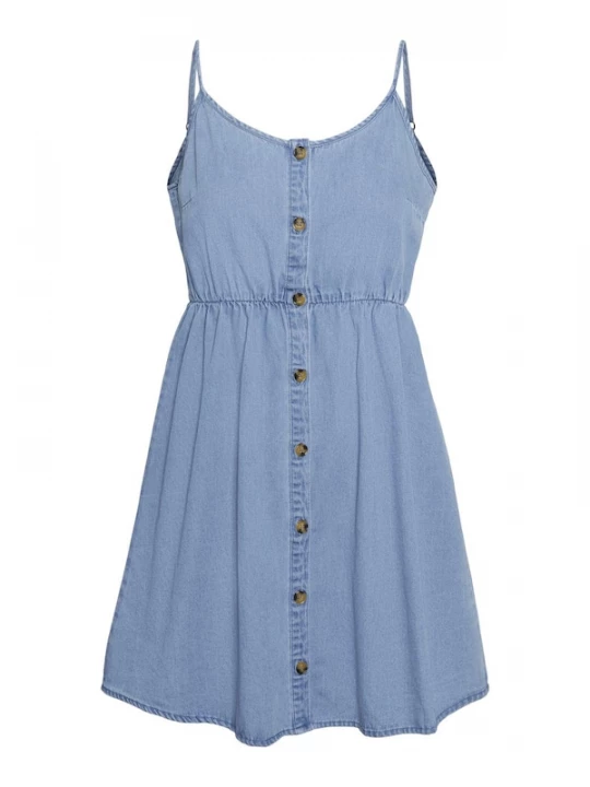 Foto van product VERO MODA Zomerjurk 'FLICKA' blauw denim