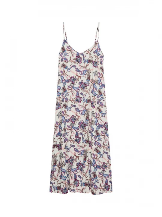 Foto van product VERO MODA Zomerjurk 'VMCHERIE' blauw / bruin / rosa / offwhite