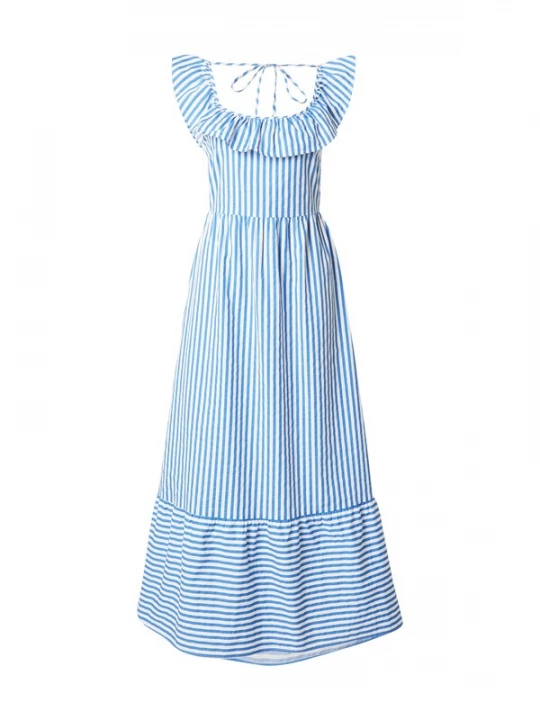 Foto van product VERO MODA Zomerjurk 'VMJarlotte' blauw / wit