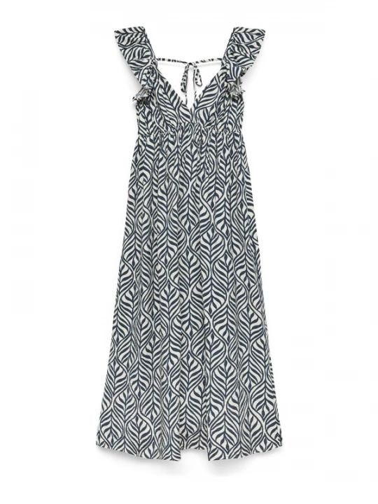 Foto van product VERO MODA Zomerjurk 'VMJOSIE' ecru / navy
