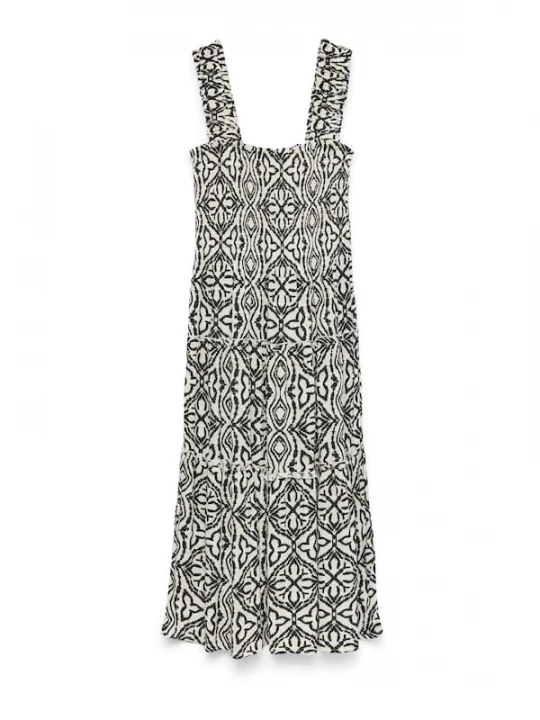Foto van product VERO MODA Zomerjurk 'VMMENNY' ivoor / zwart