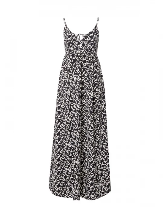 Foto van product VERO MODA Zomerjurk 'VMPAGE' zwart / wit