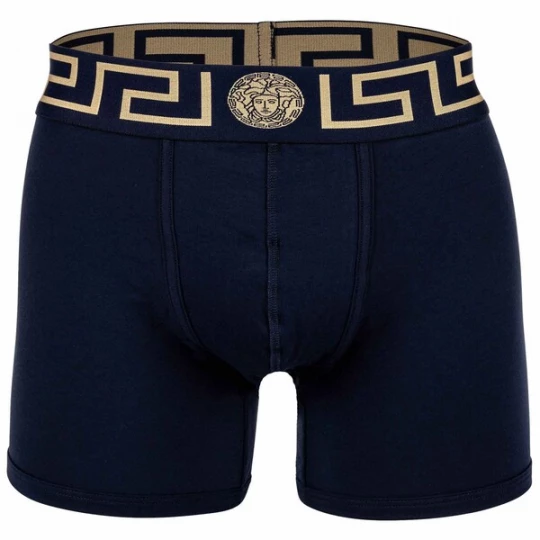 Foto van product VERSACE Boxershorts beige / donkerblauw