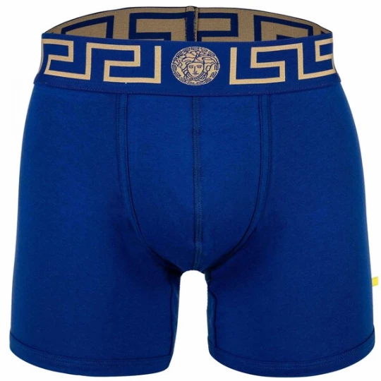 Foto van product VERSACE Boxershorts beige / kobaltblauw