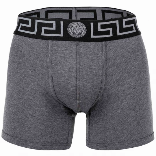 Foto van product VERSACE Boxershorts grijs / zwart / wit