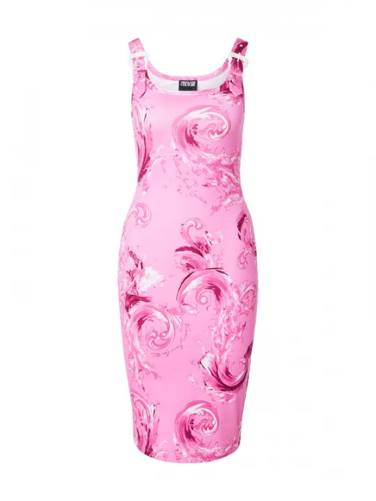 Foto van product Versace Jeans Couture Zomerjurk pink / lichtroze / donkerroze / wit