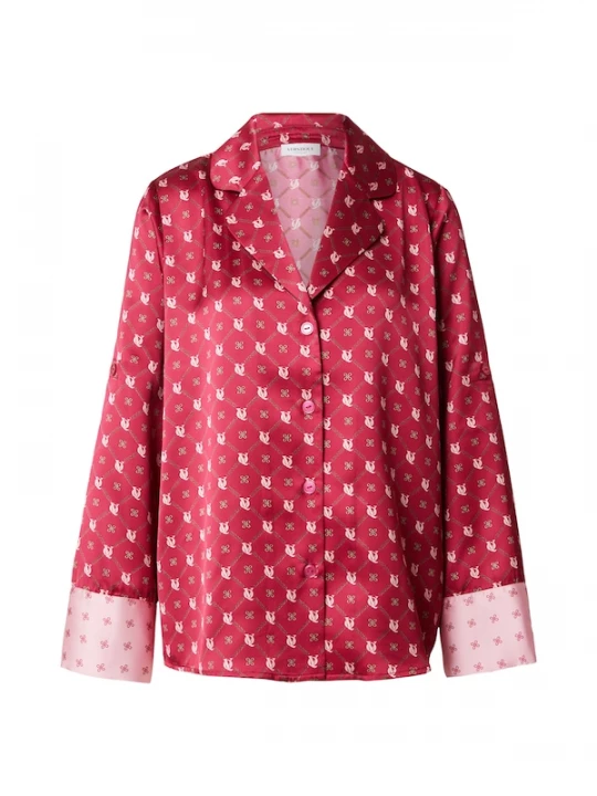 Foto van product VERSTIQUE Blouse ecru / goud / rosa / donkerroze