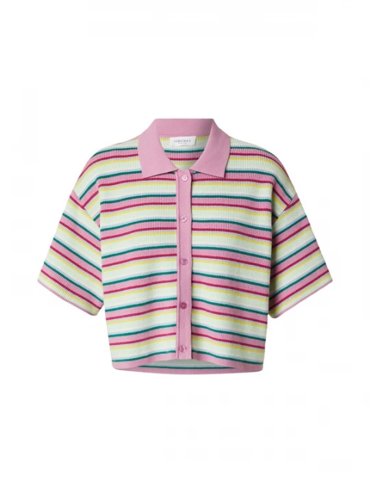 Foto van product VERSTIQUE Gebreid vest geel / groen / pink