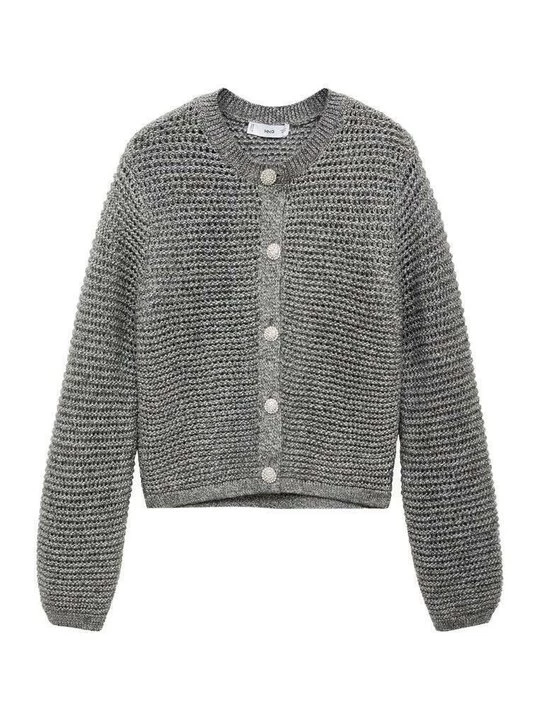 Foto van product Vest Mango zilverkleurig