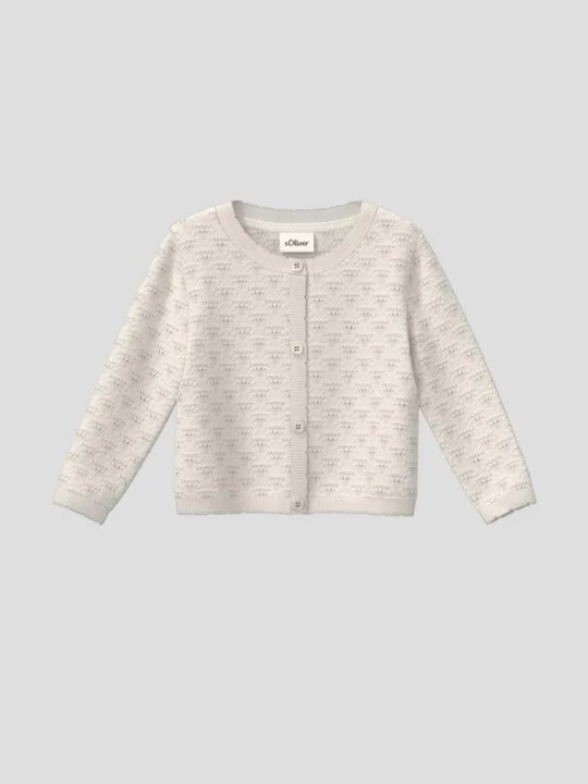 Foto van product Vest met ajourpatroon s.Oliver crème