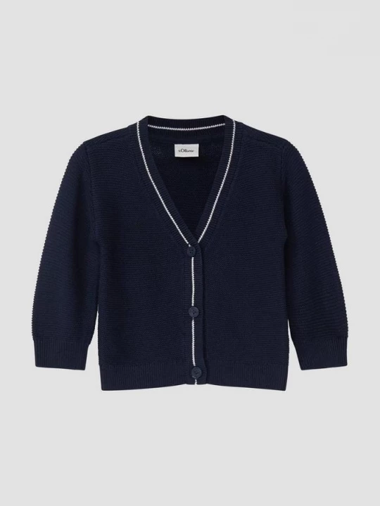Foto van product Vest met contrasterende strepen s.Oliver blauw