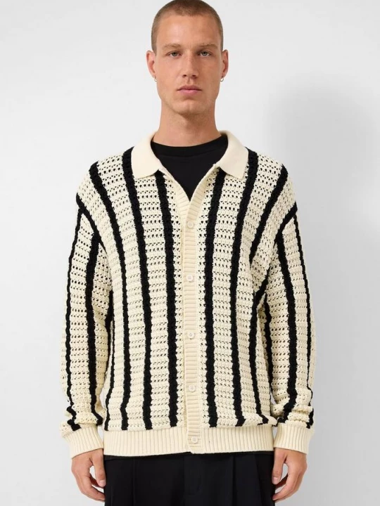 Foto van product Vest met gehaakte textuur QS