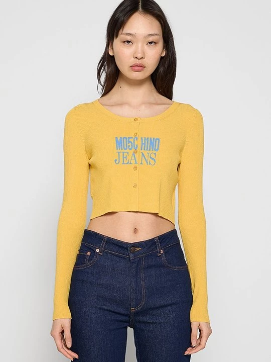 Foto van product Vest MOSCHINO mosterdgeel