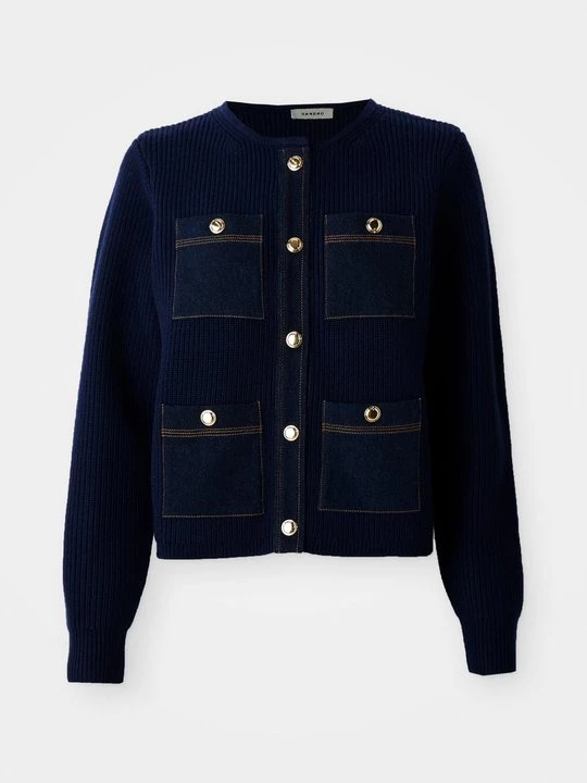 Foto van product Vest Sandro donkerblauw
