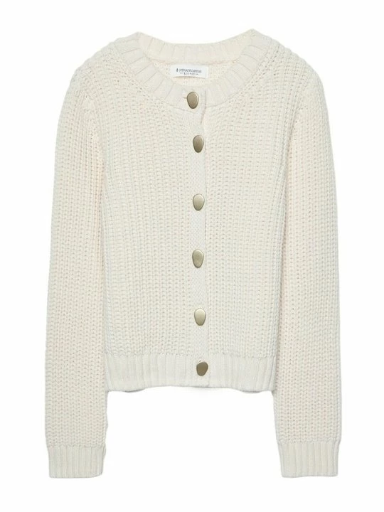 Foto van product Vest Stradivarius beige mêleerd