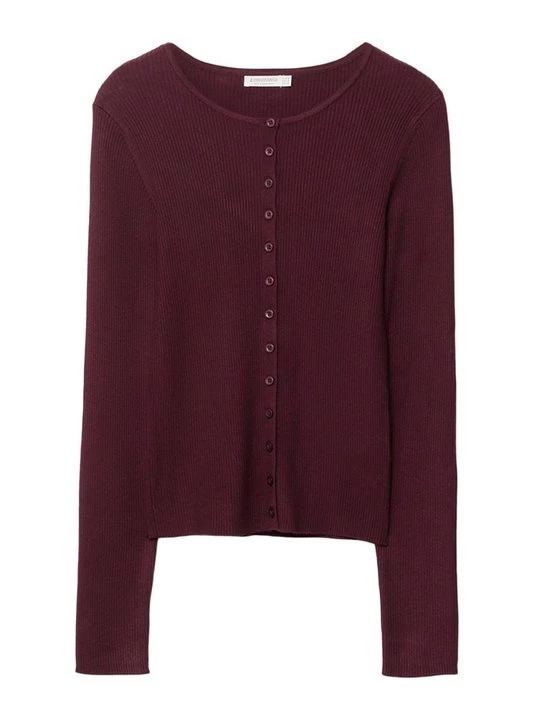 Foto van product Vest Stradivarius bordeauxrood