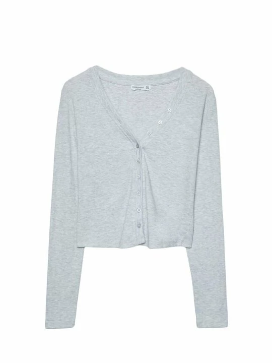 Foto van product Vest Stradivarius grijs