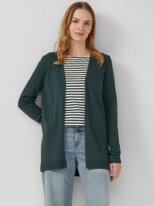 Foto van product Vest van een mix van viscose en katoen s.Oliver groen
