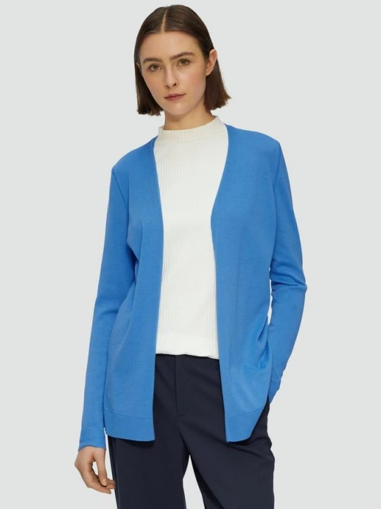 Foto van product Vest van viscose / katoenmix s.Oliver blauw