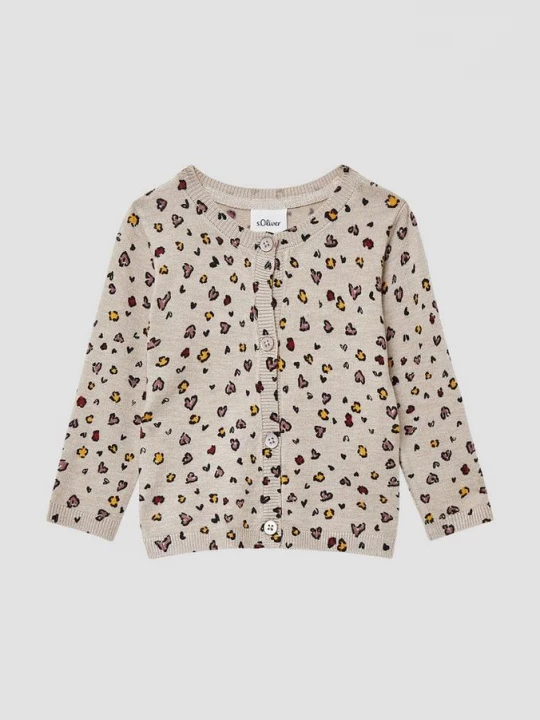 Foto van product Vest van viscosemix met all-over print s.Oliver