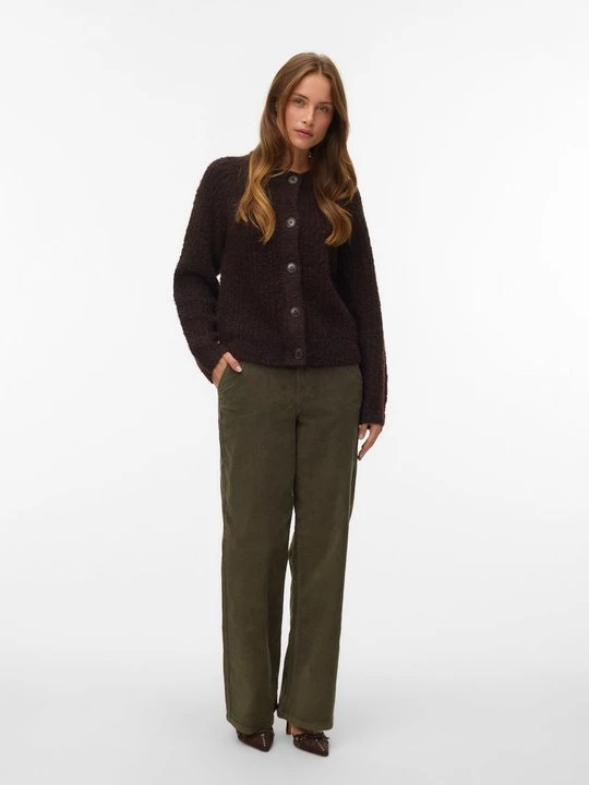 Foto van product Vest Vero Moda donkerbruin