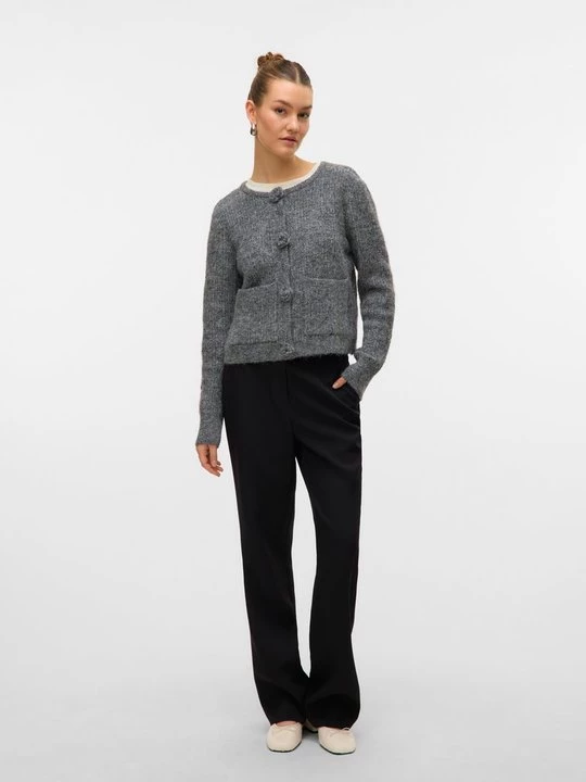 Foto van product Vest Vero Moda grijs gemêleerd