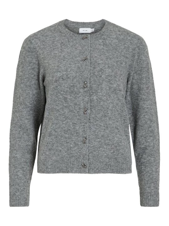 Foto van product Vest Vila grijs gemêleerd