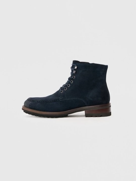 Foto van product Veterboots Kazar donkerblauw