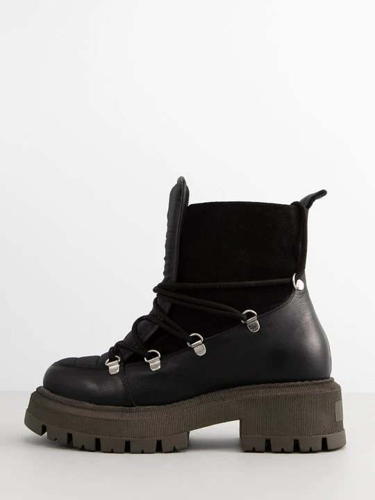 Foto van product Veterboots Lazamani zwart