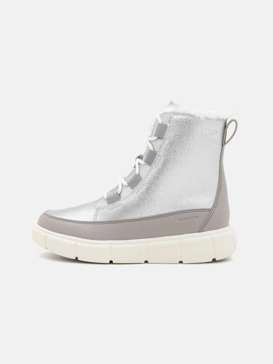 Foto van product Veterboots Sorel zilverkleurig