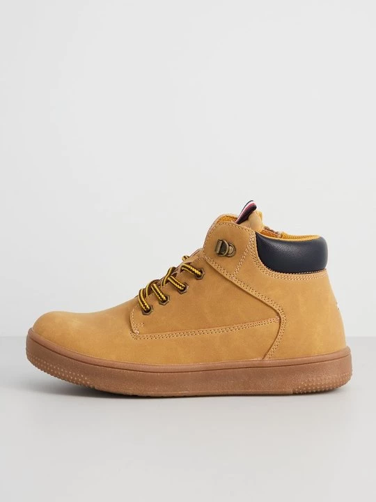 Foto van product Veterboots Tommy Hilfiger okergeel