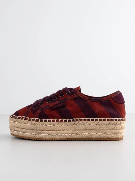 Foto van product Veterpumps Tory Burch bordeauxrood