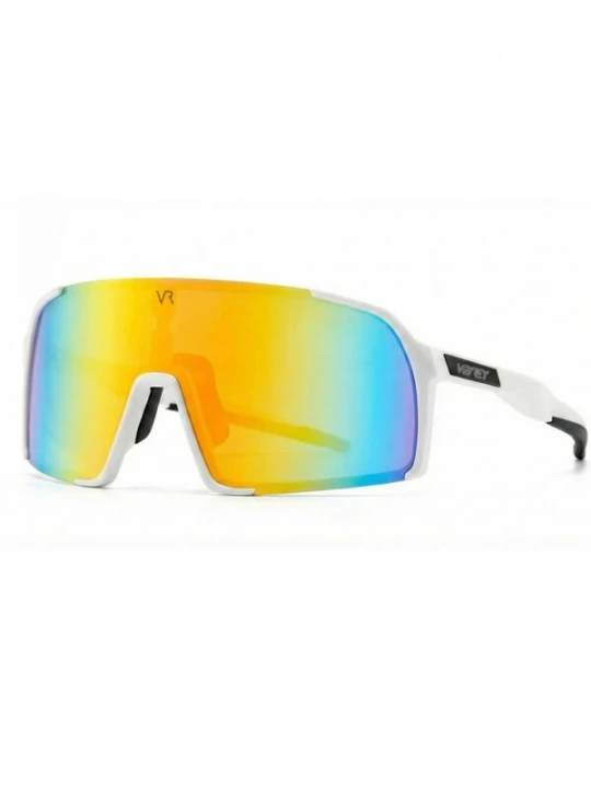 Foto van product VEYREY Sportzonnebril 'Aeroblade' goudgeel