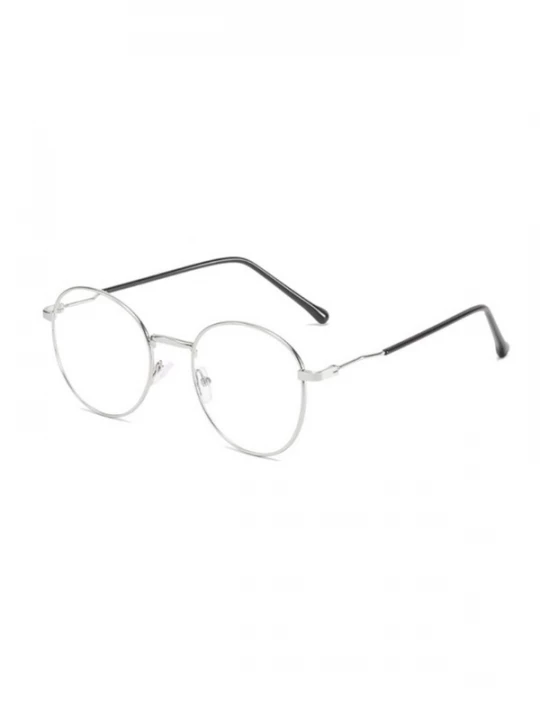 Foto van product VEYREY Zonnebril 'VeyRey Blaulicht blockierende Brille Deug Oválné Klar gläser Silber' zilver
