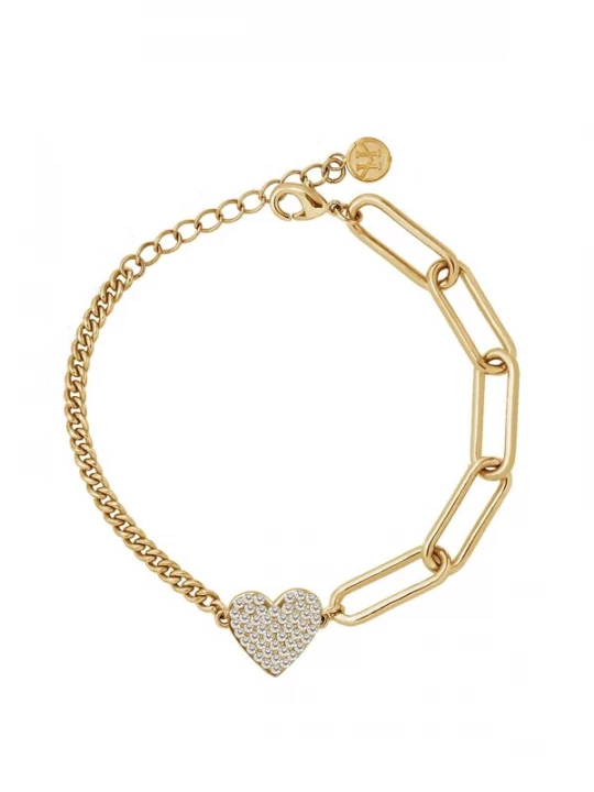 Foto van product Victoria Hyde Armband 'Romantic night' goud / transparant