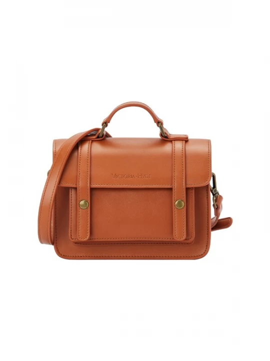 Foto van product Victoria Hyde Handtas 'Cambridge Satchel' bruin