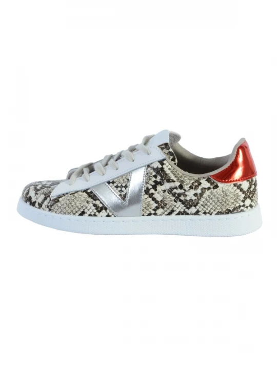 Foto van product victoria Sportieve veterschoen beige