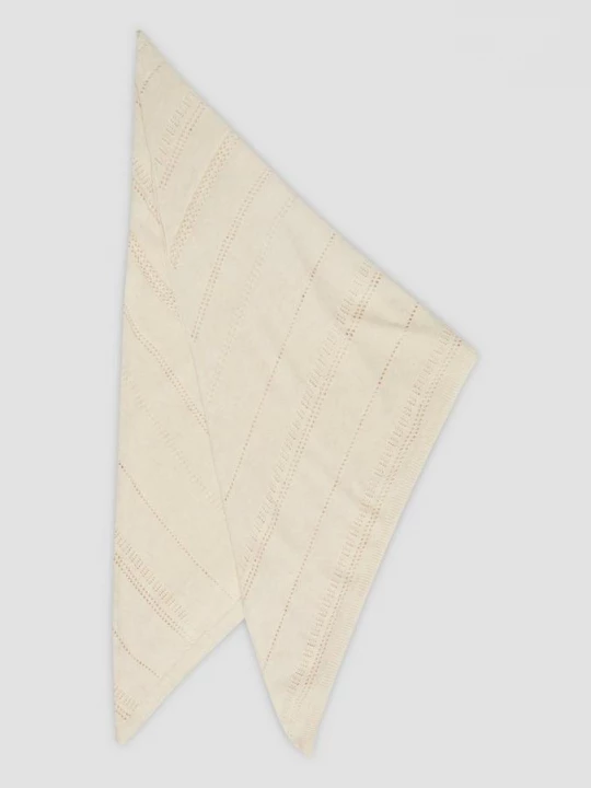 Foto van product Vierkante sjaal van een katoen-viscosemix met een decoratief patroon s.Oliver beżowy