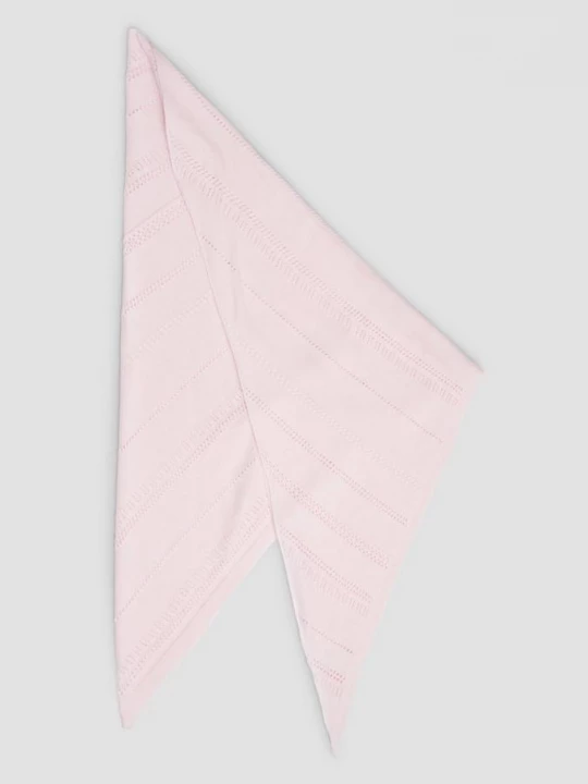 Foto van product Vierkante sjaal van een katoen-viscosemix met een decoratief patroon s.Oliver roze
