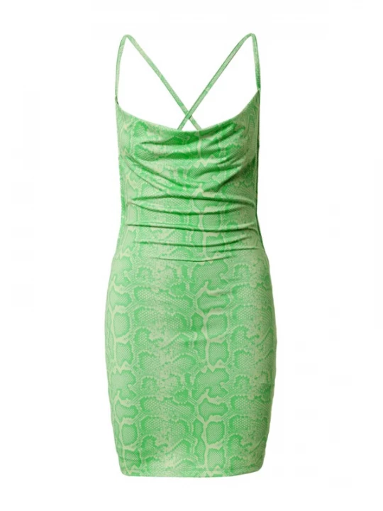 Foto van product VIERVIER Cocktailjurk 'Nelly' groen / lichtgroen
